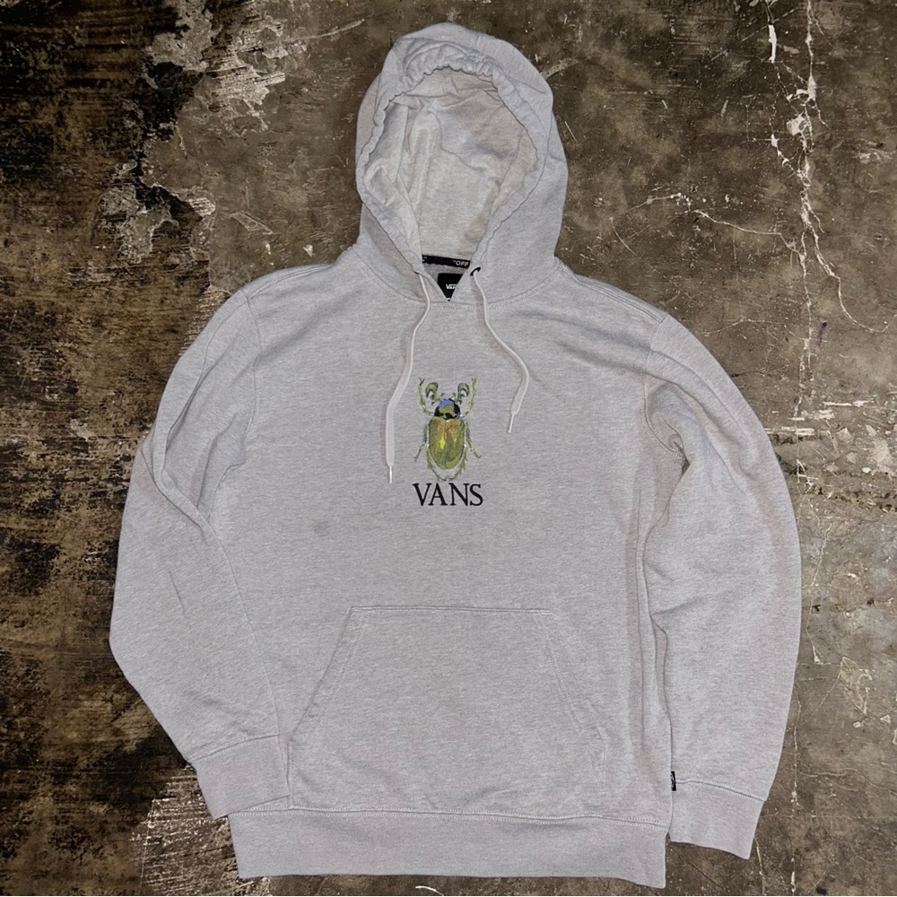 MEDIUM Grey Vans Beetle Scarab hoodie